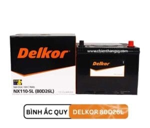 Ắc Quy Delkor 80D26L (12V-70AH) Ắc Quy Delkor 80D26L (12V-70AH)