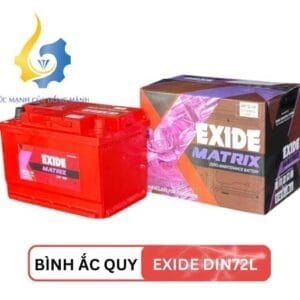 Ắc Quy EXIDE DIN72L 12V 72Ah