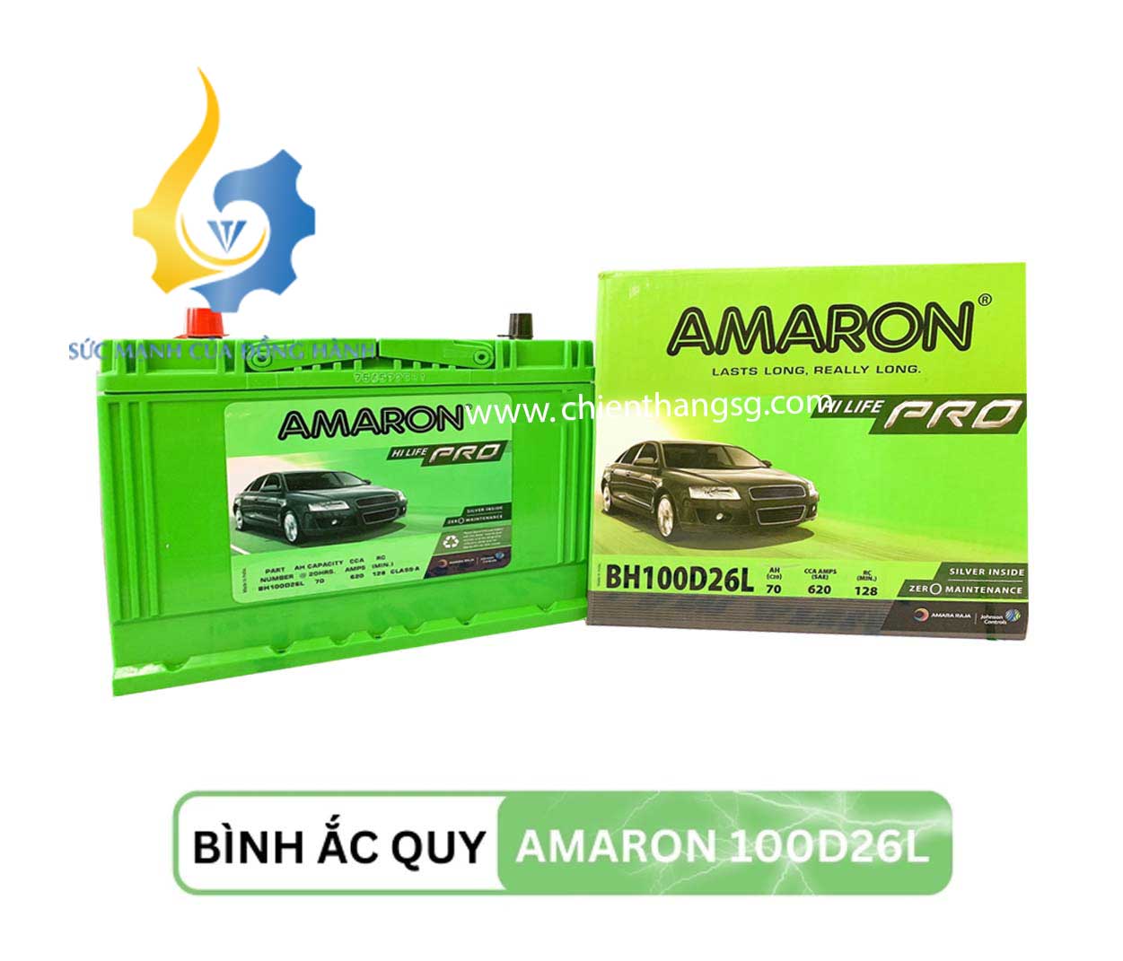 Ắc quy Amaron 100D26L 12V 70AH