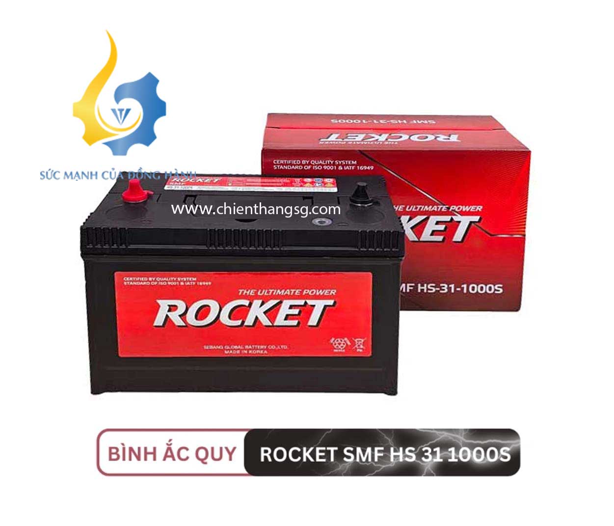 Ắc Quy Rocket SMF HS 31 1000S (12V-105AH)