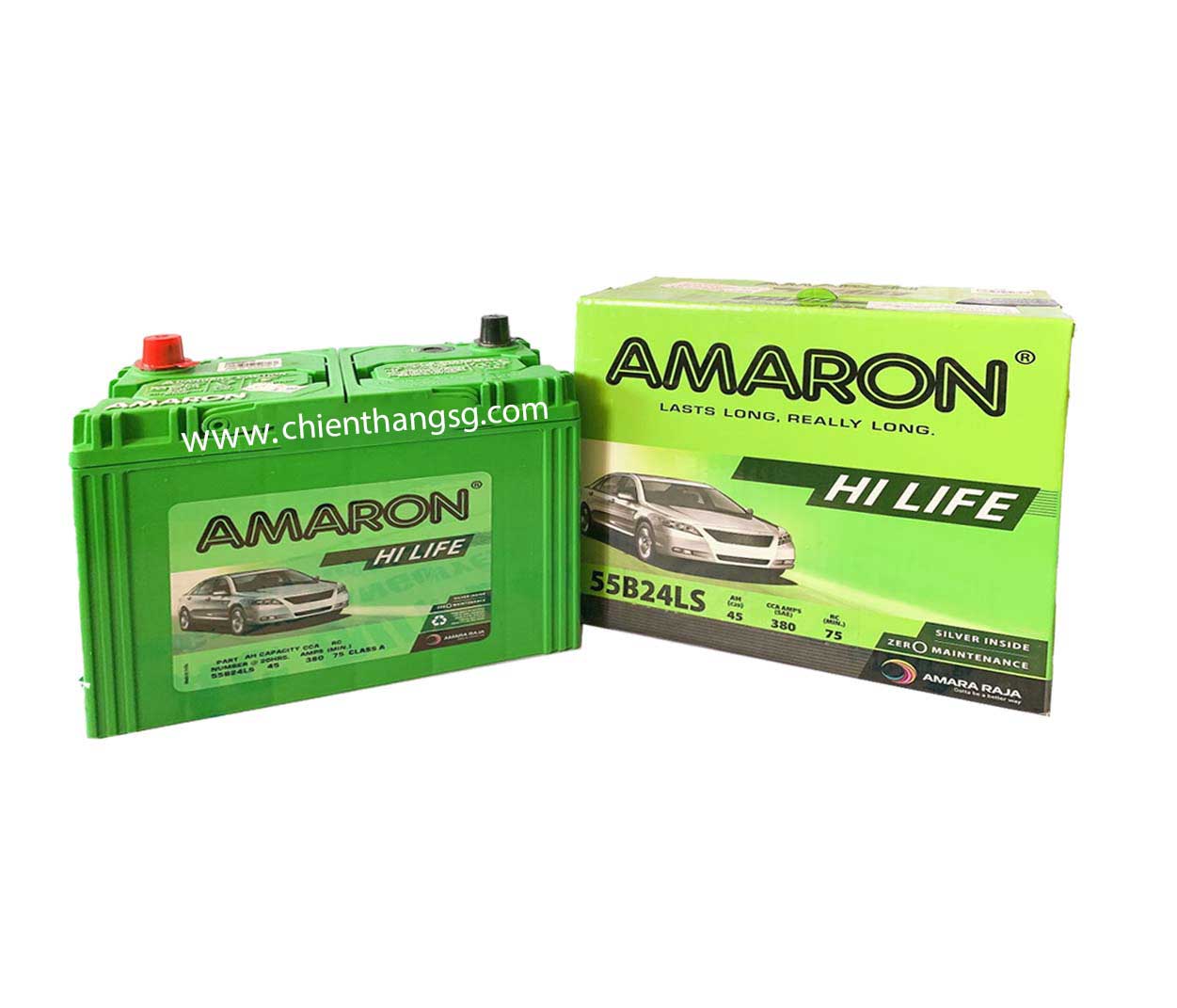 Ắc quy Amaron 55B24LS 12V 45AH