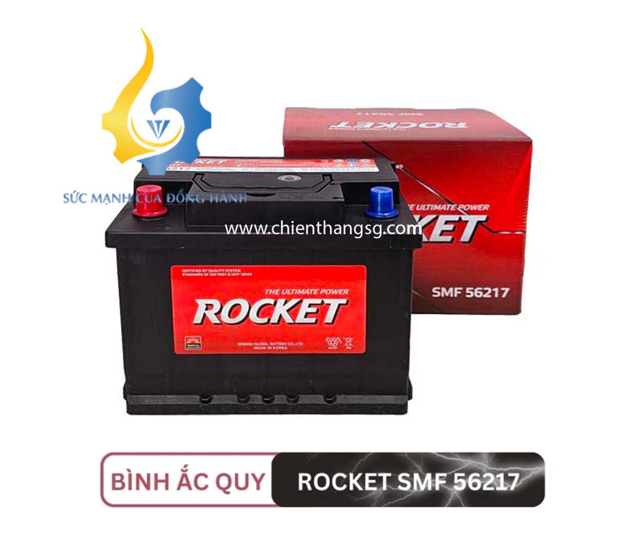 Ắc Quy Rocket SMF 56217 (12V - 62AH)