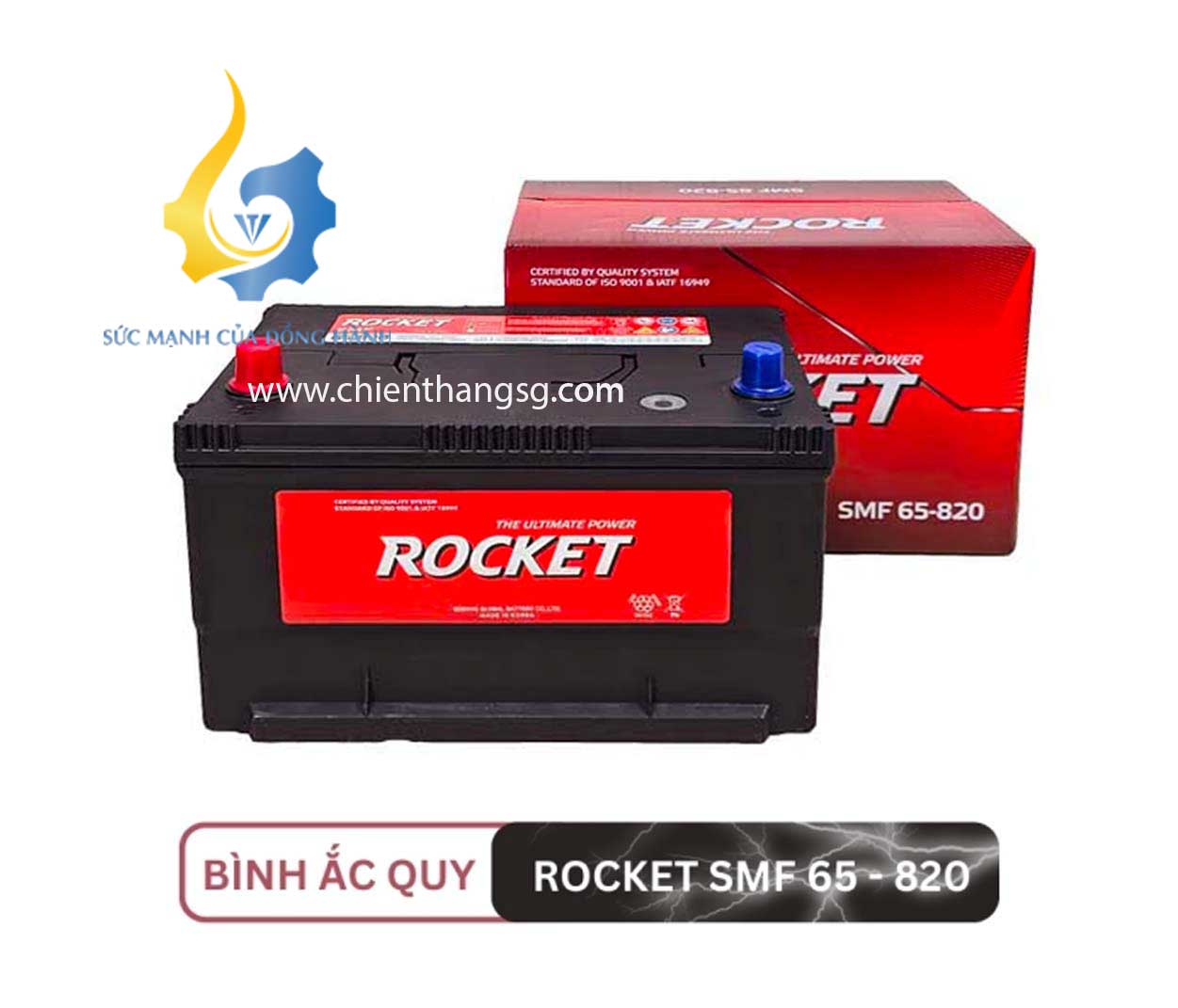 Ắc Quy Rocket SMF 65-820 (12V-88AH)