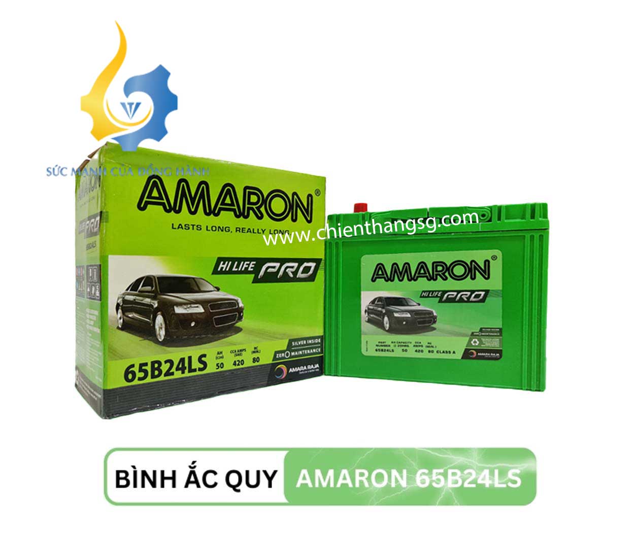 Ắc quy Amaron 65B24LS 12V 50AH