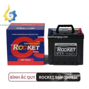 Ắc Quy Rocket SMF 75D23L (12V - 62AH)