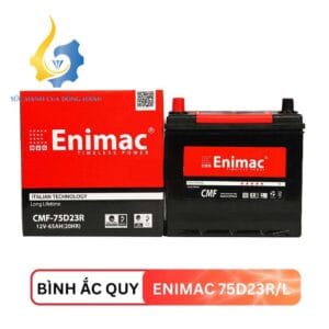 Ắc quy ENIMAC 75D23R/L (12V65AH)