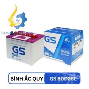 Ắc quy GS 80D26L (12V 70AH)