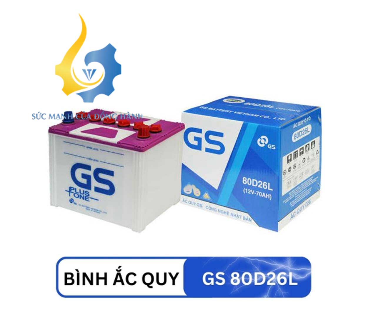 Ắc quy GS 80D26L (12V 70AH)
