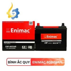 Ắc quy ENIMAC 80D26R/L (12V70AH)
