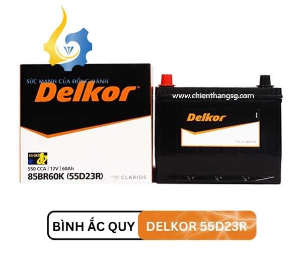Ắc Quy DELKOR 55D23R (12V-60AH)