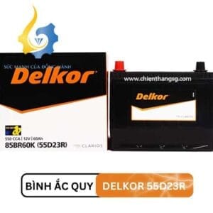 Ắc Quy DELKOR 55D23L (12V-60AH)