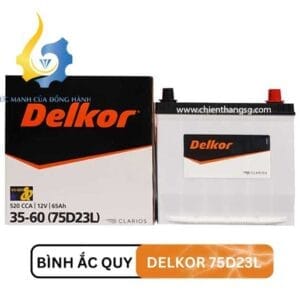 Ắc Quy DELKOR 75D23L (12V-65AH)