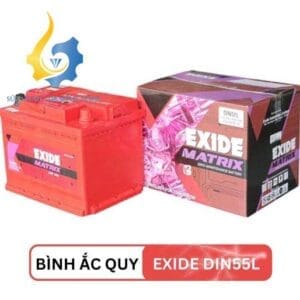 Ắc Quy EXIDE DIN55L 12V 55Ah 