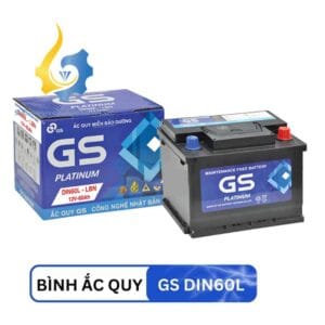 Ắc quy GS MF DIN60 (12V 60AH)