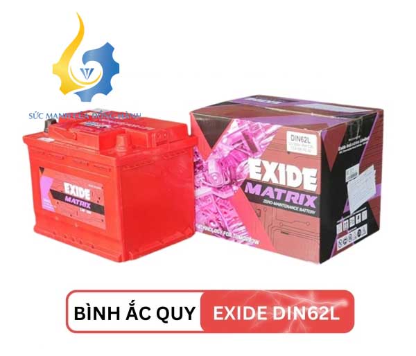 Ắc Quy EXIDE DIN62L 12V 62Ah 
