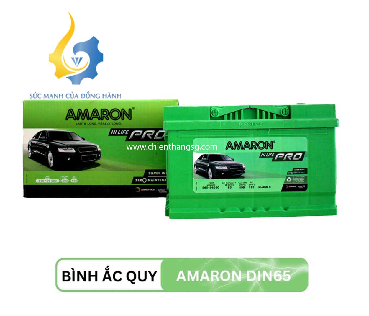 Ắc quy Amaron Din65 12V 65AH