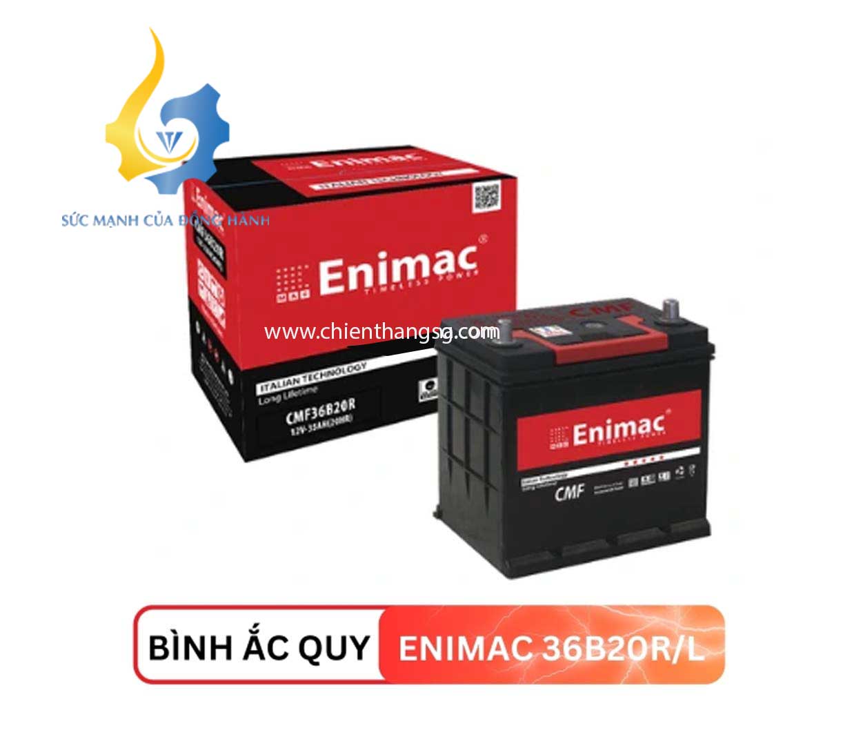Ắc quy ENIMAC 36B20R/L (12V35AH)