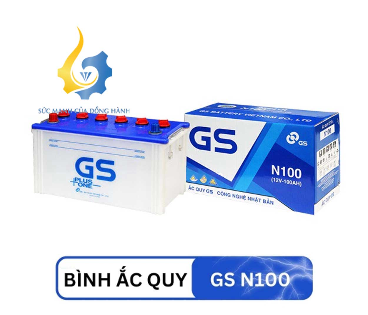 Ắc quy GS N100 (12V 100AH)