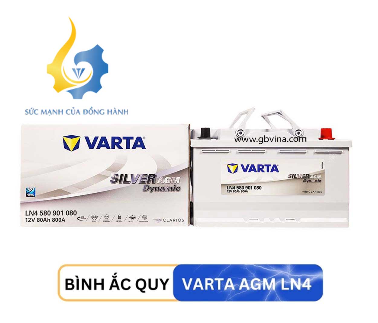 Ắc Quy VARTA AGM LN4 (12V-80AH)