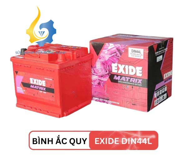 ắc quy EXIDE DIN44L 12V 44Ah