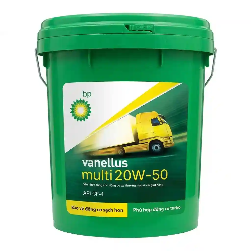 Dầu Động Cơ BP Vanellus Multi 20W-50 (18L)