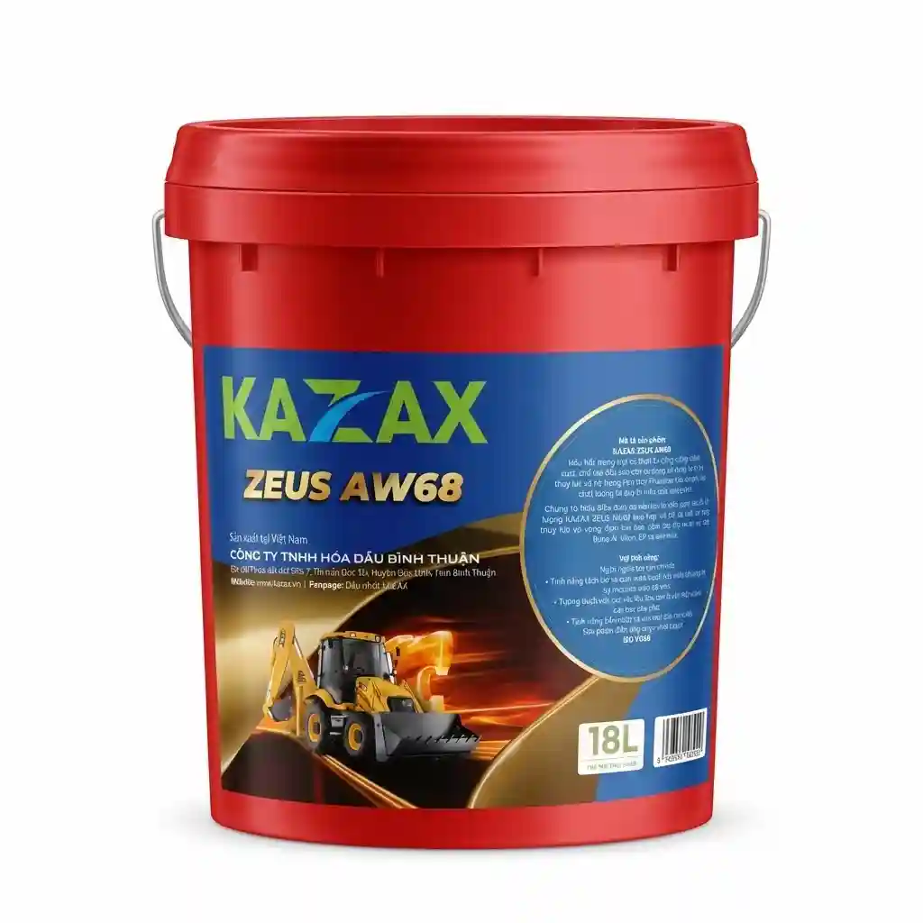 Dầu Thủy Lực KAZAX ZEUS AW68 (18L)
