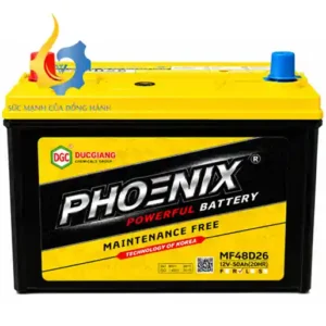 Ắc Quy PHOENIX MF48D26 (12V-50Ah)