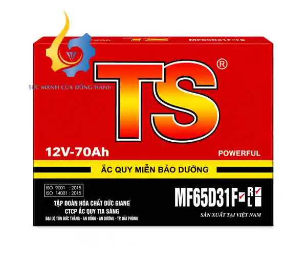 Ắc Quy TS MF65D31FR (12V-70Ah)