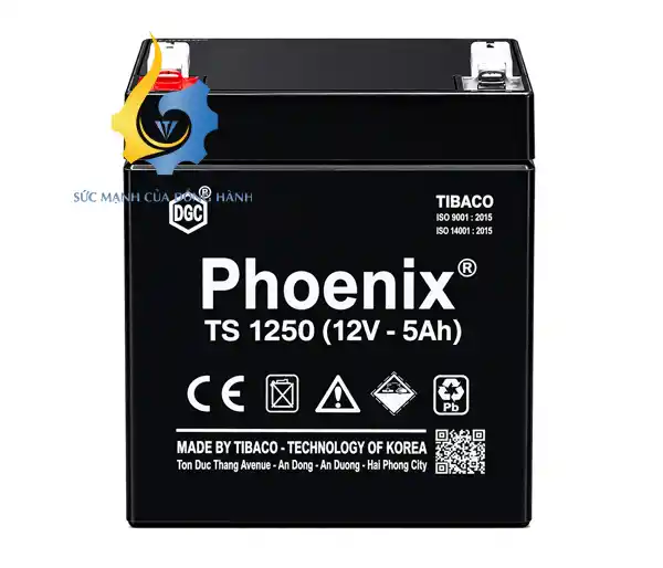 Ắc Quy PHOENIX TS1250 (12V-5Ah)