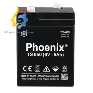 Ắc Quy PHOENIX TS650 (6V-5Ah)