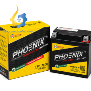 Ắc Quy Xe Máy PHOENIX TSM1260H (12V-6Ah)